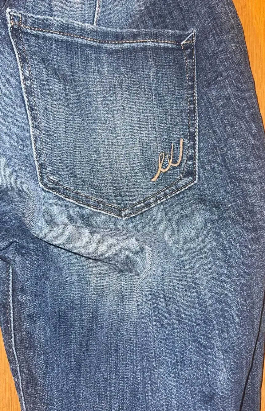 Express High Waisted Mariner Sailor Flare Flare Jeans Size 12L - Picture 6 of 6